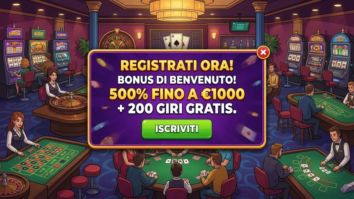 Registrazione con bonus