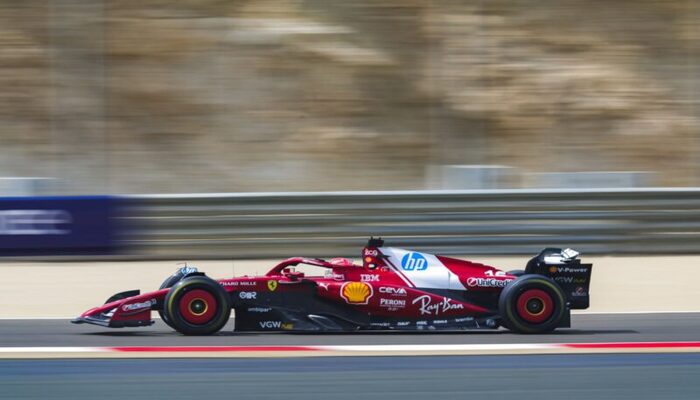 F1Testing 2025 day 3 Leclerc on top in morning session (2)